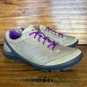 Ecco Biom Golf Shoes Spikeless Brown Womens Size 38 (US 7.5)